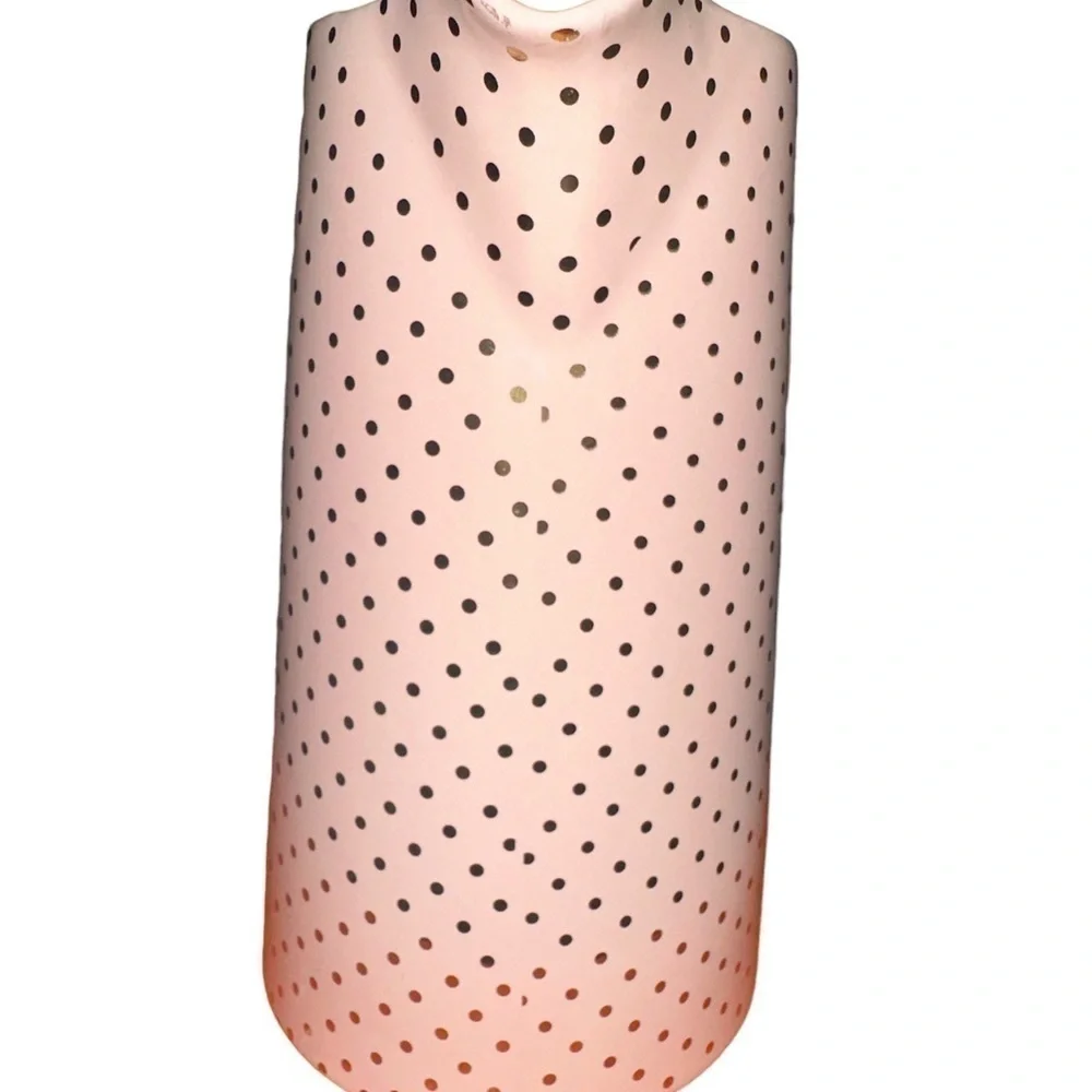 Bloomingville Ceramic Pitcher ping gold polka dots